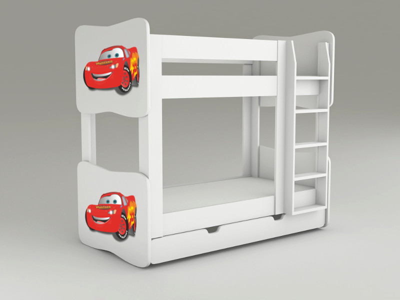 Becks poschodová posteľ Cars MC